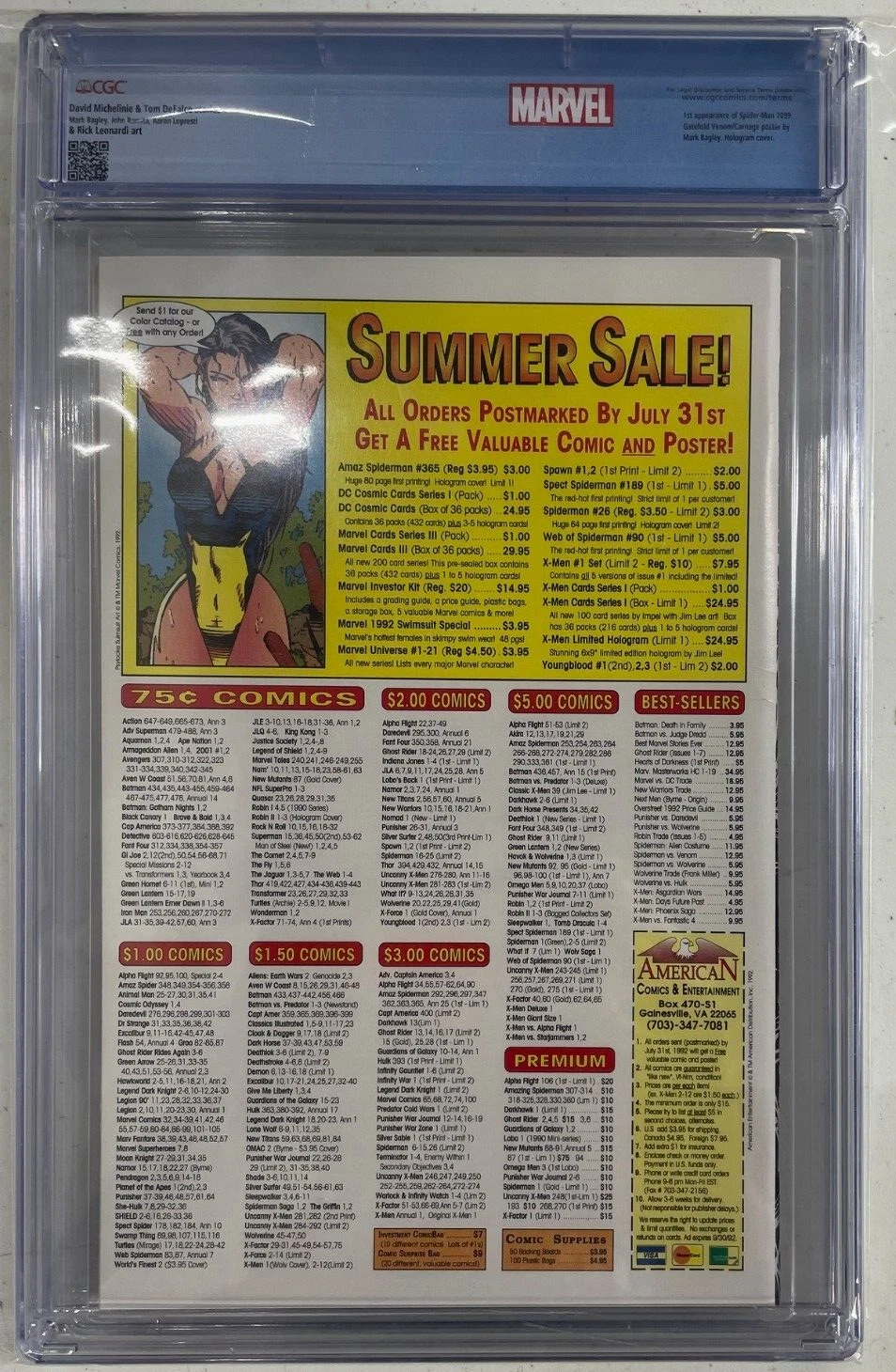 Amazing Spider-Man #365 CGC 9.6