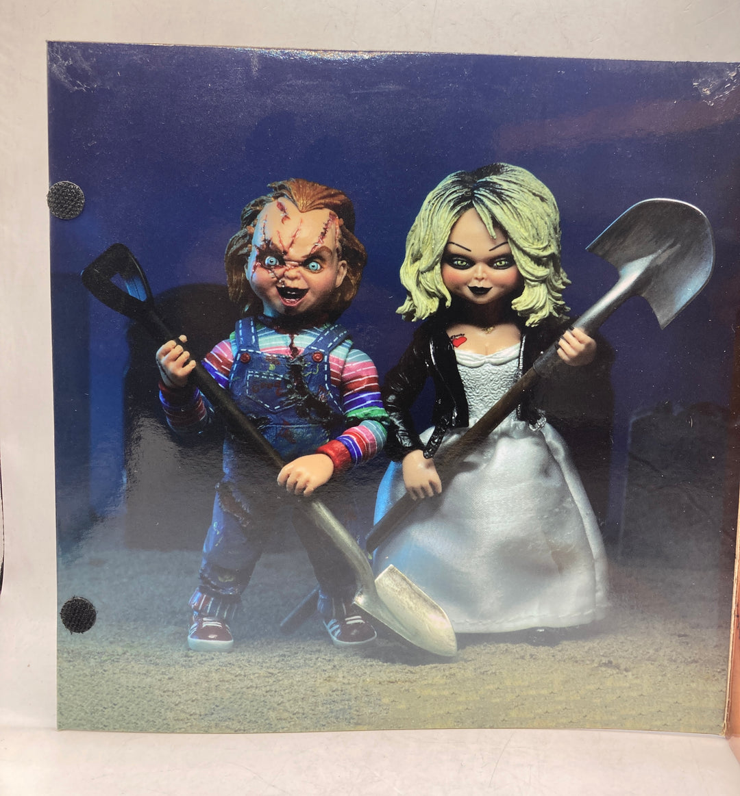 ULTIMATE CHUCKY & TIFFANY Bride of Chucky 4" Action Figure 2-Pack - NECA  2018