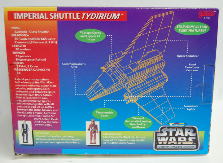 Micro Machines 1995 Star Wars - Imperial Shuttle Tydirium (Han Solo & Chewbecca)