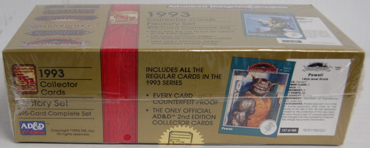 1993 Advanced Dungeons Dragons 2nd Edition 495 Collector Cards Factory Set TSR