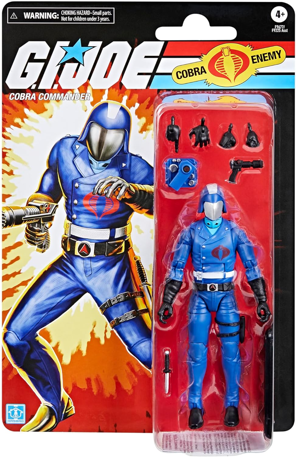 Gi Joe Classified Series 6in Retro Cobra Commander Action Figure