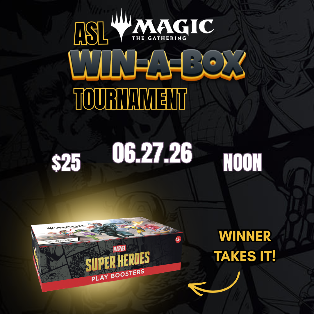 Magic the Gathering: - ASL Win-a-Box of Marvel Superheroes Commander Event (Sat, June 27th, 12PM)