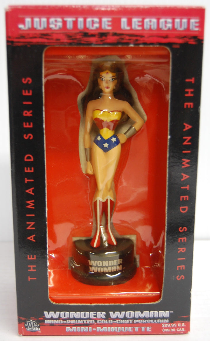 JLA Justice League Animated - Wonder Woman Mini-Maquette 2003