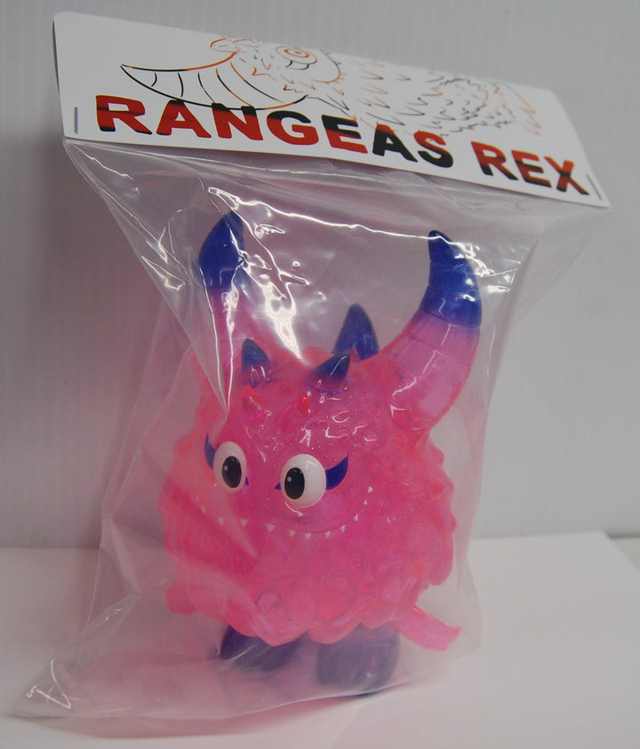 RANGEAS REX JR. The Little Hut T9G Lollipop Pink Clear Soft Vinyl Figure Sofubi
