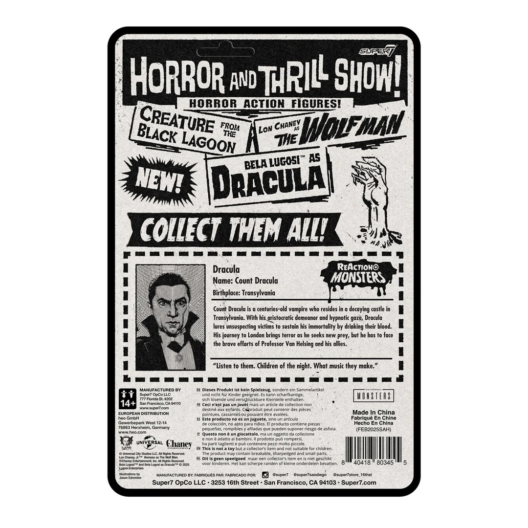 Universal Monsters Dracula 3 3/4-inch ReAction+ Figure