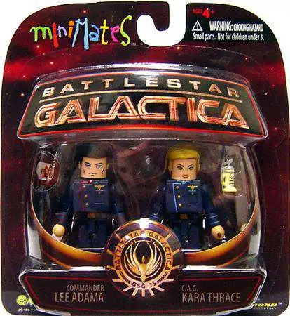 Minimates Battlestar Galactica Commander Lee Adama & C.A.G. Kara Thrace