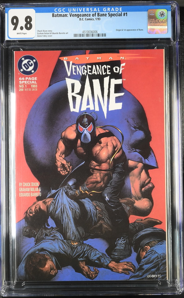 Batman: Vengeance of Bane Special #1 CGC 9.8