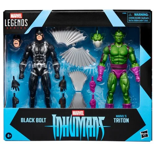 Inhumans Marvel Legends Black Bolt & Marvel's Triton 6-Inch Action Figures 2-Pack