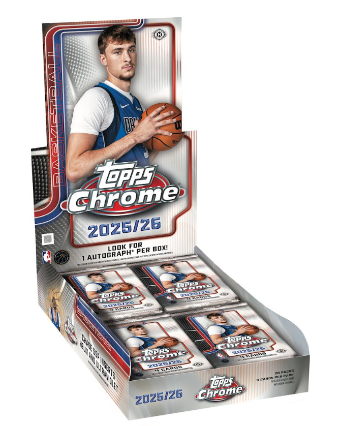 2025-26 Topps Chrome Basketball Mega Box