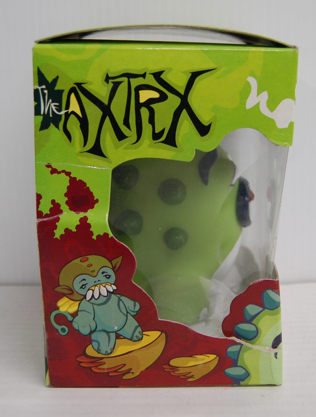 Axtrx Nubbed Creature by Attaboy 4.25" Vinyl Toy 2003 Rock America *Box Damage*