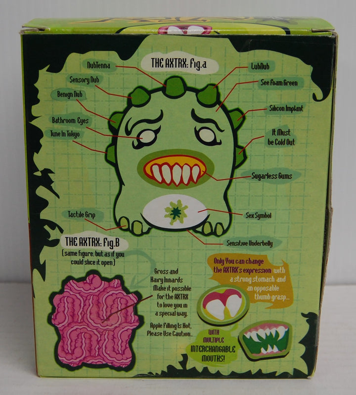 Axtrx Nubbed Creature by Attaboy 4.25" Vinyl Toy 2003 Rock America *Box Damage*