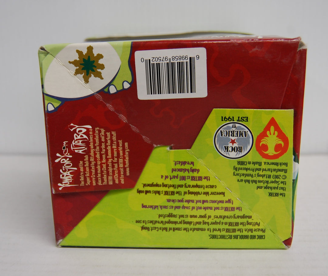 Axtrx Nubbed Creature by Attaboy 4.25" Vinyl Toy 2003 Rock America *Box Damage*