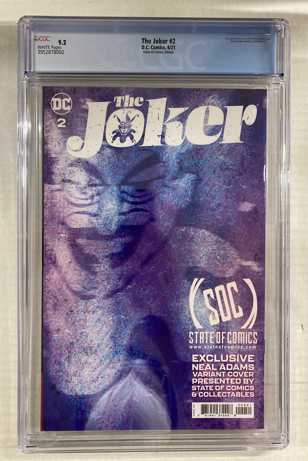 The Joker #2 CGC 9.2