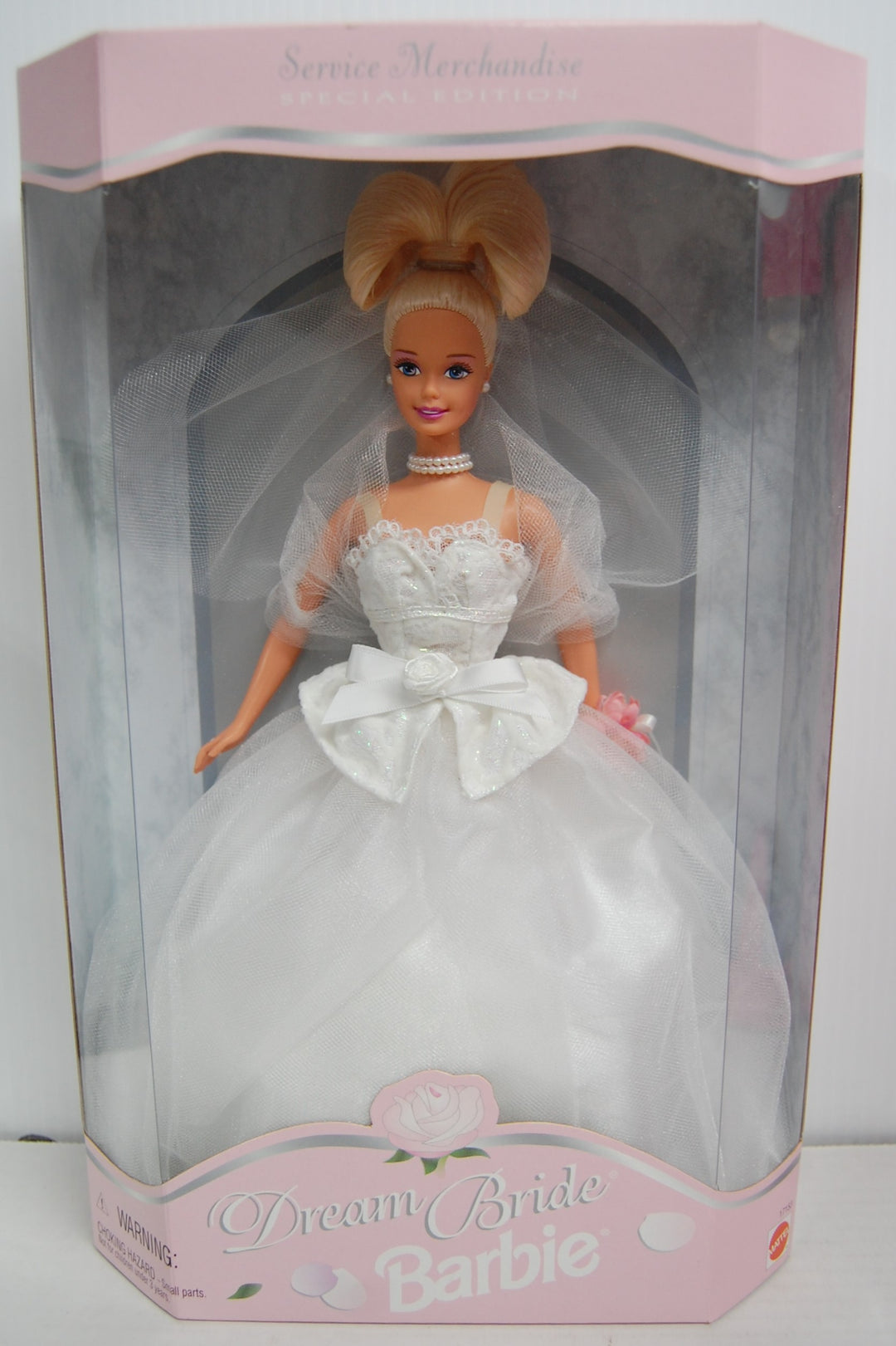 1996 Service Merchandise Dream Bride Barbie Doll # 17153