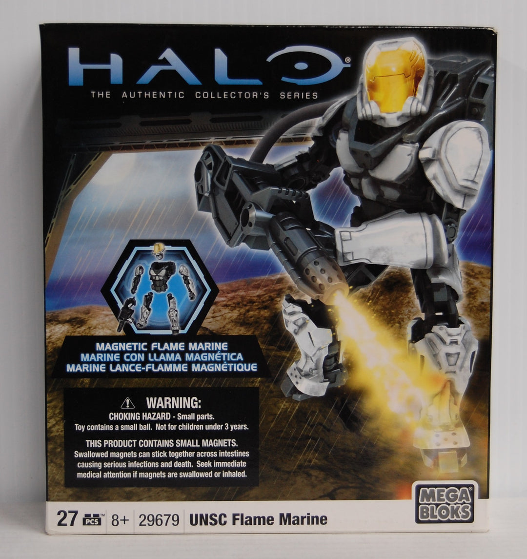 Halo Magnetic UNSC Flame Marine Buildable Figure