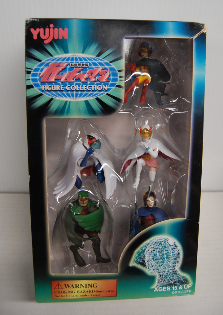 Yujin Battle of the Planets G-Force Gatchaman 5-Pack PVC  Mini Figures *Box Damage*
