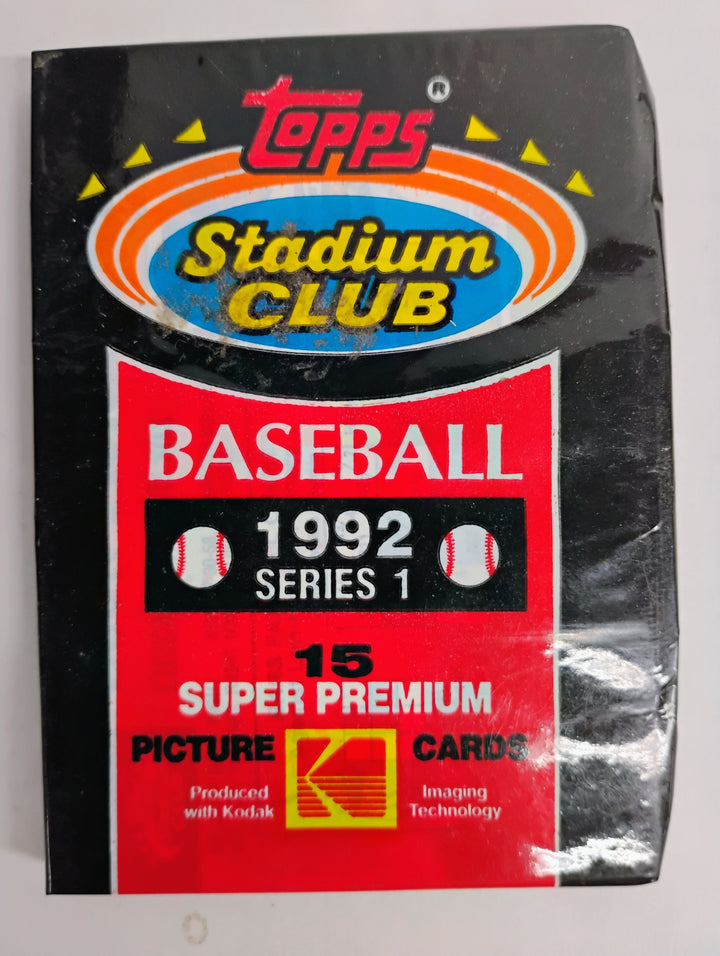 1992 Topps Stadium Club Baseball Sealed Pack Series 1