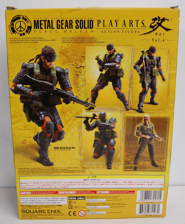 Play Arts Kai Vol. 4 Metal Gear Solid Peace Walker Snake Battle Dress Ver. 10" Square Enix 2011