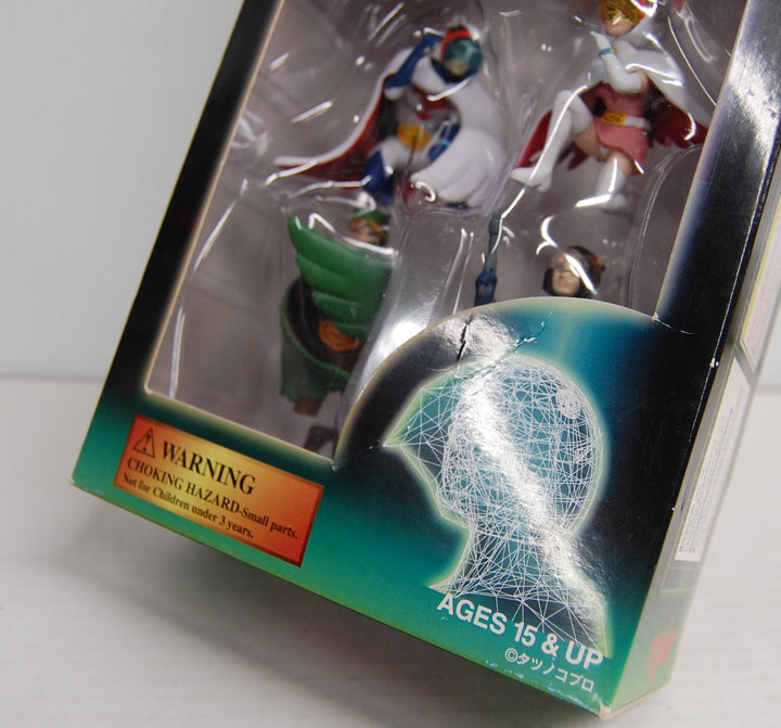 Yujin Battle of the Planets G-Force Gatchaman 5-Pack PVC  Mini Figures *Box Damage*