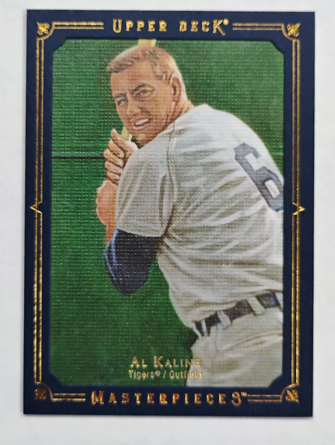 2008 Upper Deck Masterpices Baseball Al Kaline #100 Dark  Blue/125