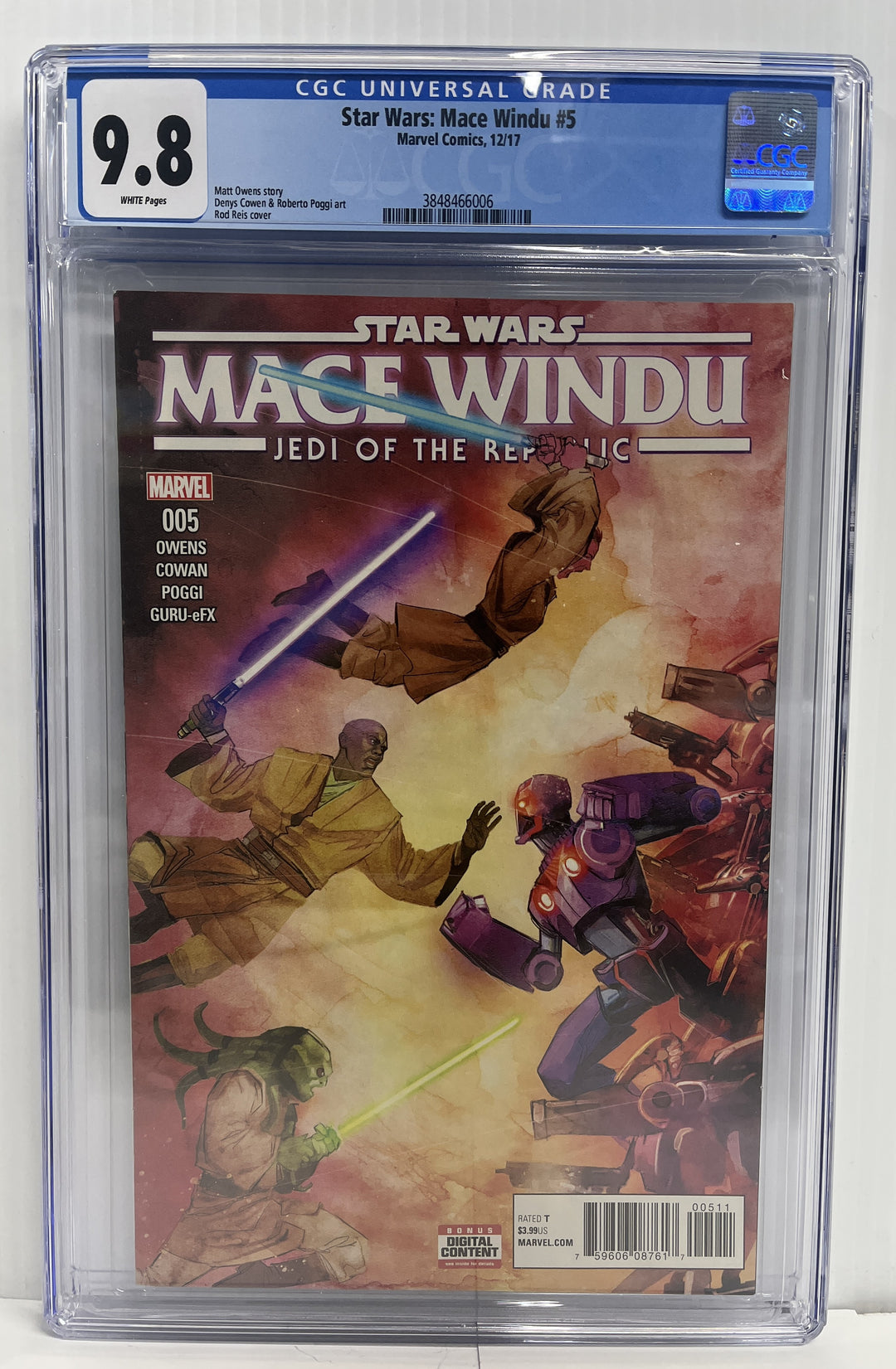 Star Wars Mace Windu #5 CGC 9.8