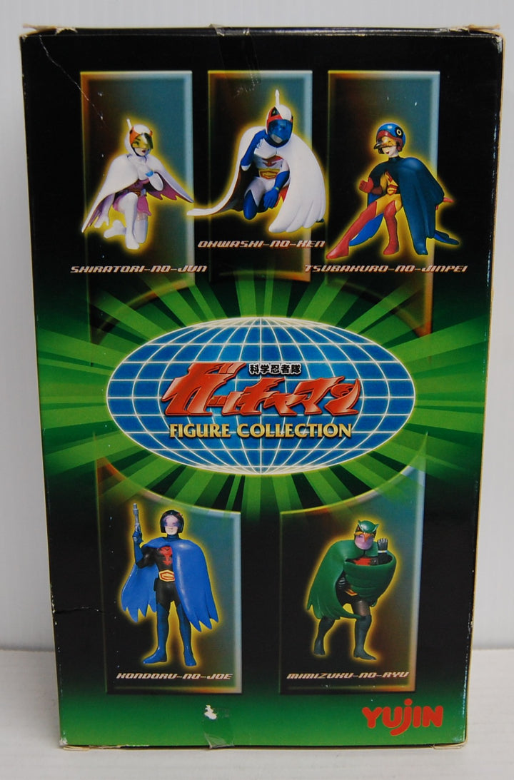 Yujin Battle of the Planets G-Force Gatchaman 5-Pack PVC  Mini Figures *Box Damage*