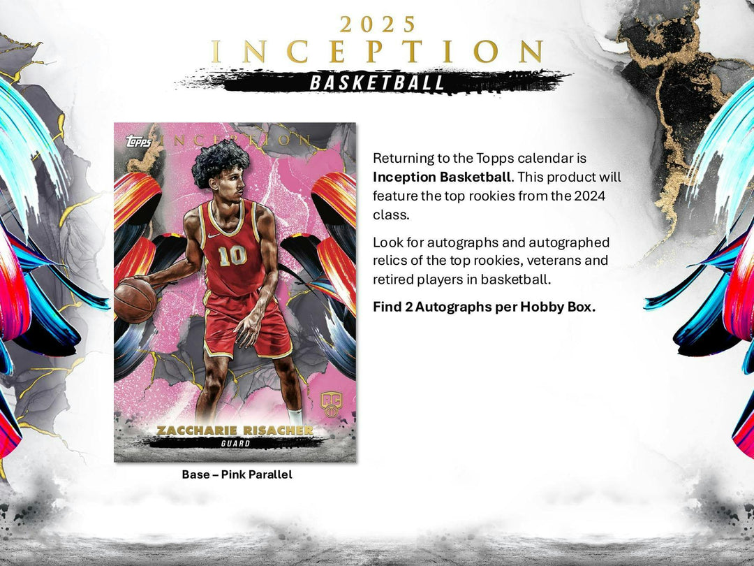 2024-25 Topps Inception Basketball Hobby Box