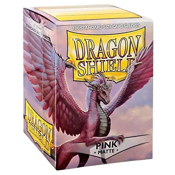 Dragon Shield Card Sleeves - Standard Matte: Pink (100 Ct)