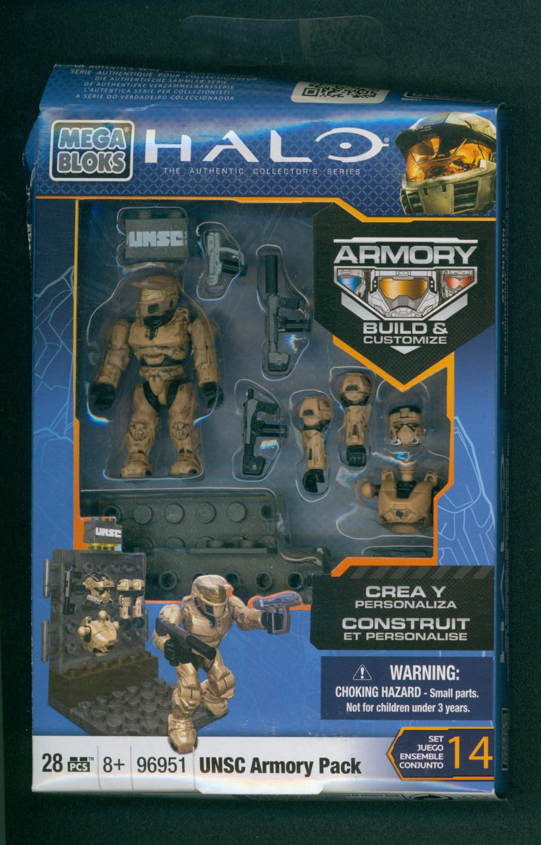 Halo UNSC EOD Spartan Action Figure & Armory Pack