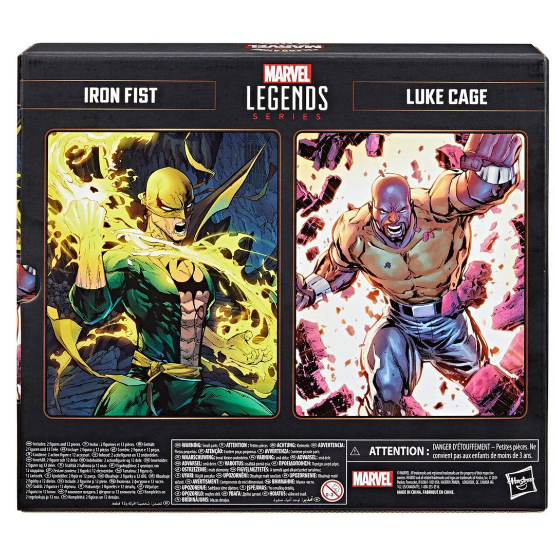 Marvel Legends Iron Fist & Luke Cage 6in Action Figure 2pk