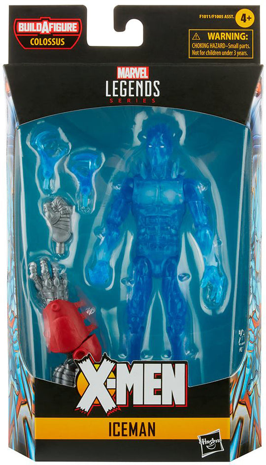 Marvel Legends Iceman Action Figure w Colussus BAF Right Arm