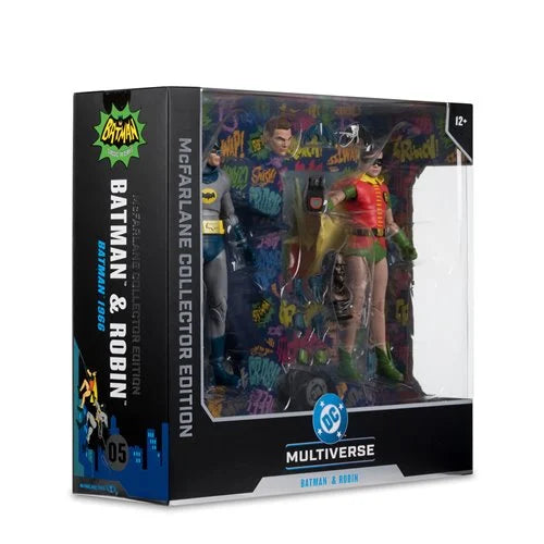 DC Multiverse Batman and Robin Batman Classic TV Series McFarlane Collector Edition #5 7-Inch Action Figure 2-Pack