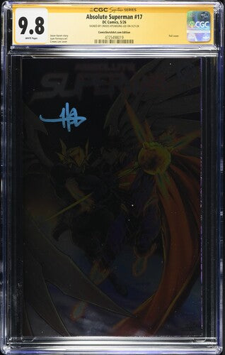 Absolute Superman #17 ComicSketchArt.com Edition CGC Signature Series 9.8 Creees Hyunsung Lee