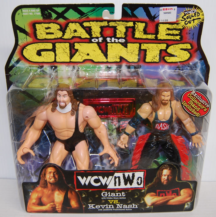 WCW NWO Battle of the Giants: Giant vs. Kevin Nash 2-Pack 1999 ToyBiz