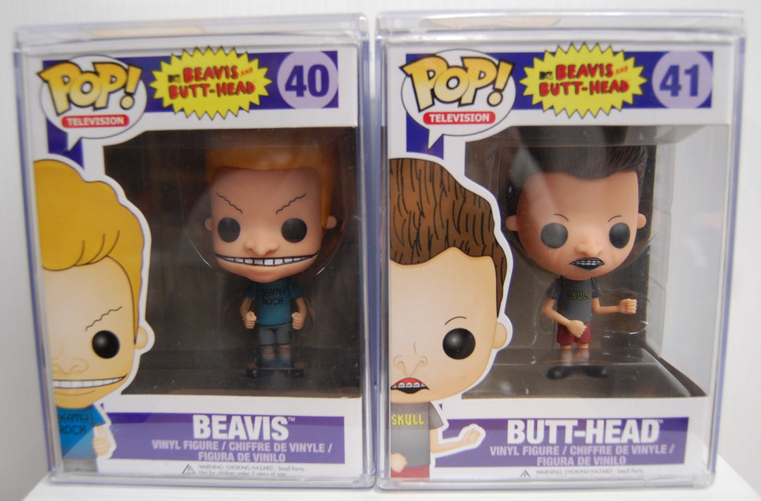 Funko Pop! Beavis and Butthead - #40 Beavis and #41 Butthead Set (Vaulted)