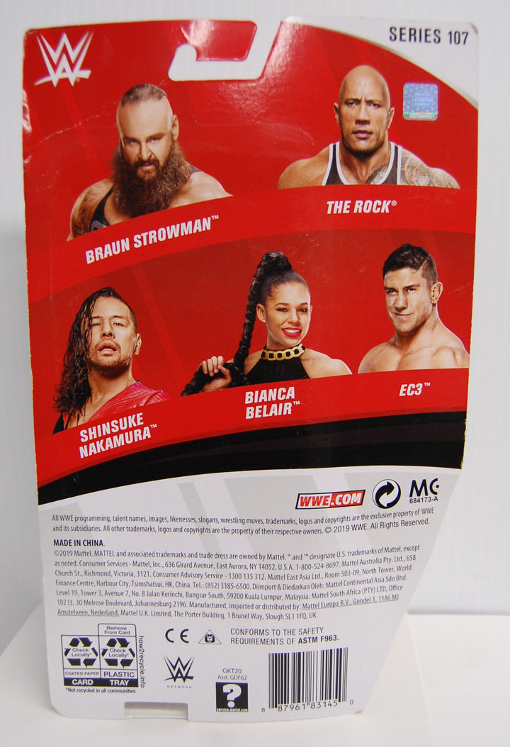 WWE Series 107 Bianca Belair 6" Figure 2019 Mattel