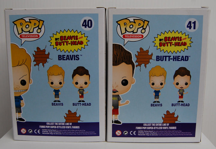 Funko Pop! Beavis and Butthead - #40 Beavis and #41 Butthead Set (Vaulted)