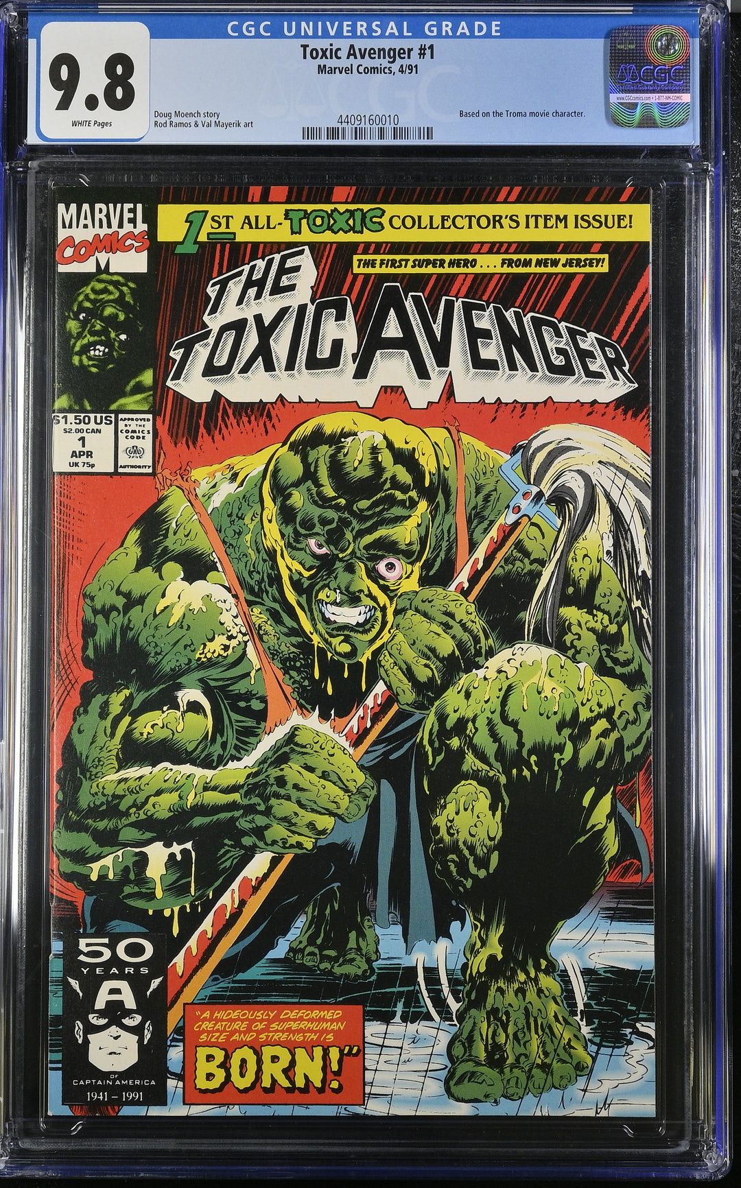 Toxic Avenger #1 CGC 9.8