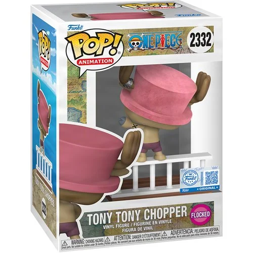 Funko Pop! One Piece #2332 - Straw Hat Pirates Tony Tony Chopper Flocked