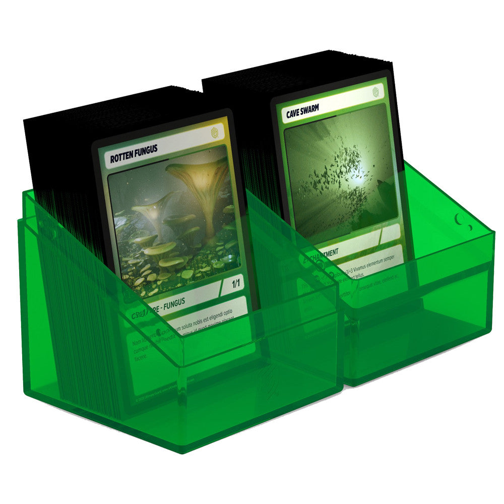 Ultimate Guard Deck Case - Boulder 100+ Clear - Emerald (Green)