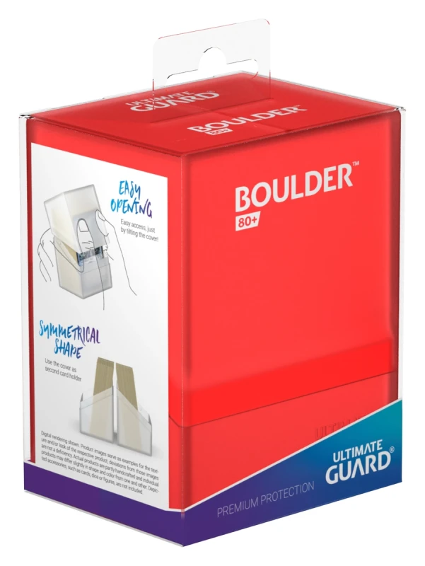 Ultimate Guard Deck Case - Boulder 80+ - Ruby