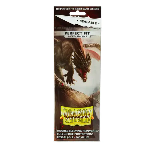 Dragon Shield Card Sleeves - Perfect Fit: Smoke Sealable