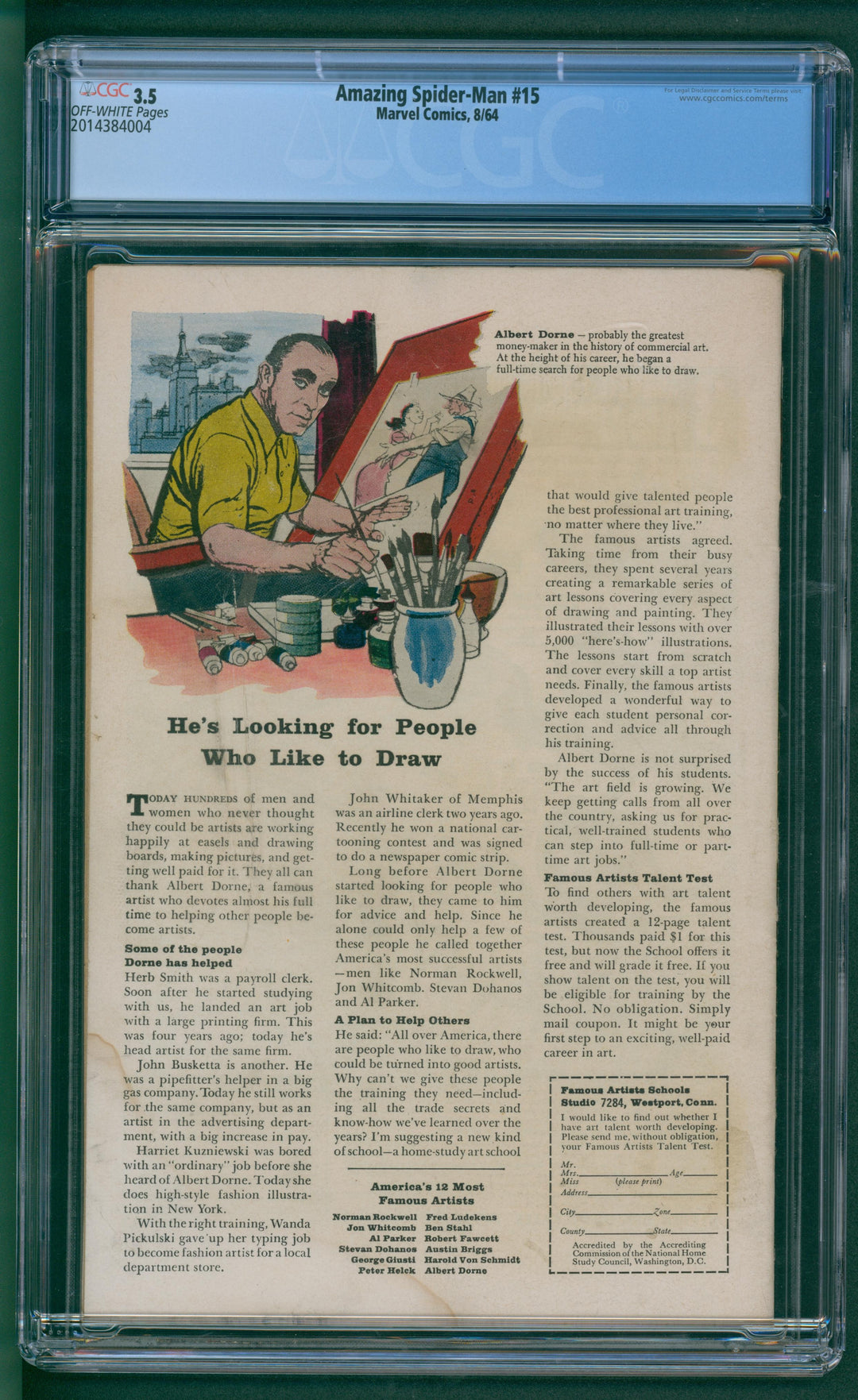 Amazing Spider-Man #15 CGC 3.5