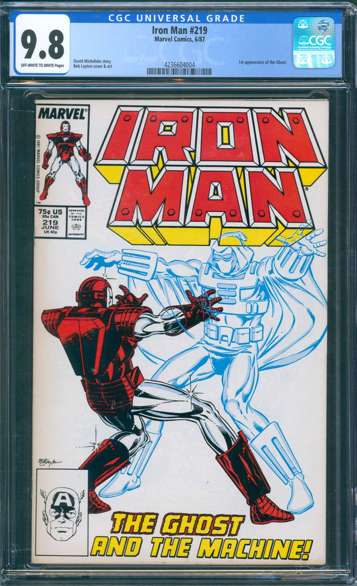 Iron Man #219 CGC 9.8