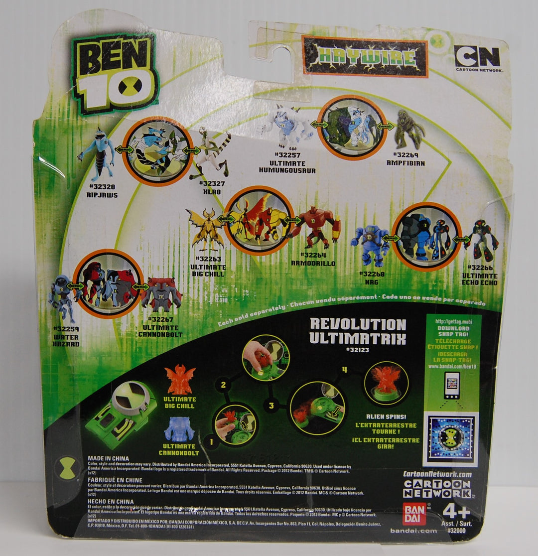 Ben 10 Heatblast (Haywire) 4" Figure 2012 Bandai