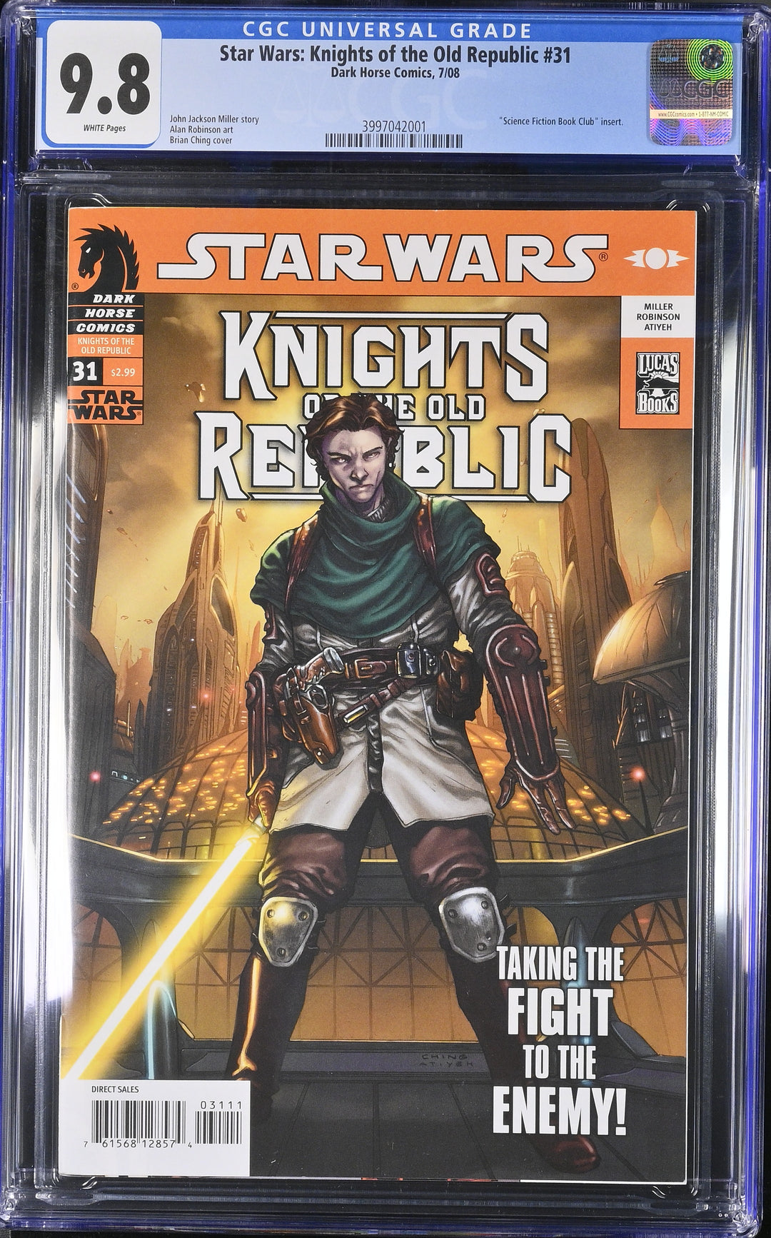 Star Wars: Knights of the Old Republic #31 CGC 9.8