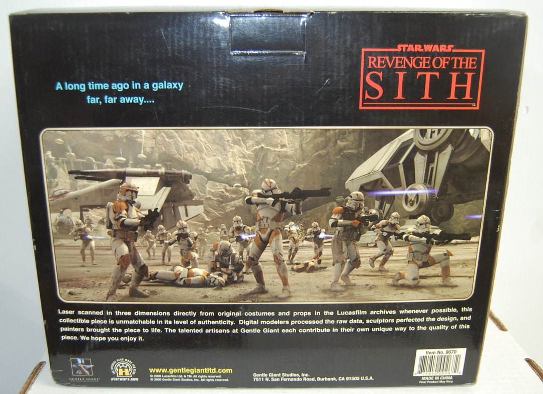 Star Wars Clone Trooper (Blue) Deluxe Bust - 501st Special Ops 06958/15000 Gentle Giant