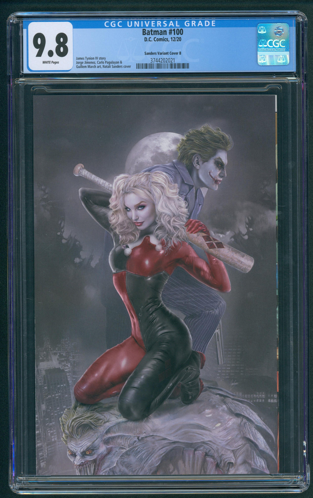 Batman #100 CGC 9.8 Sanders Variant Cover B