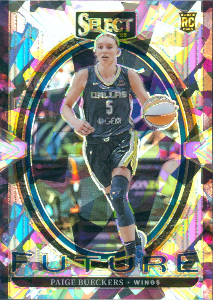 2025 Panini Select WNBA Basketball Paige Bueckers #1 RC Future Cracked Prizm