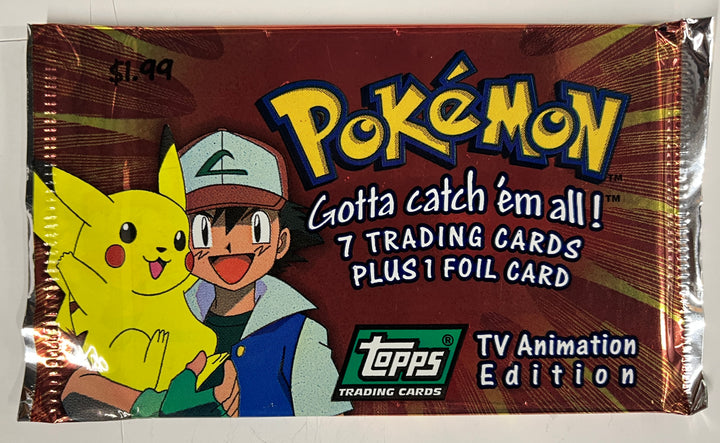 Pokemon Topps Series 1 Green Label Pack
